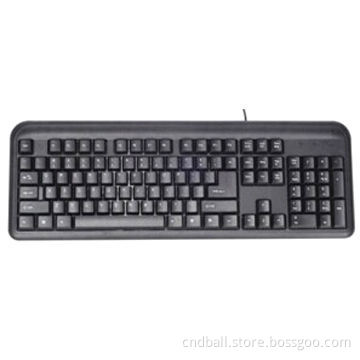 Wired standard keyboard, measures 45.5*16.2*2.24cm, 482G net weight